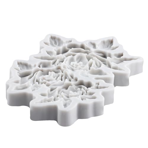 Peony Flower Polymer Clay Molds Peony Flower Leaf Silicone Mold - color: Style I