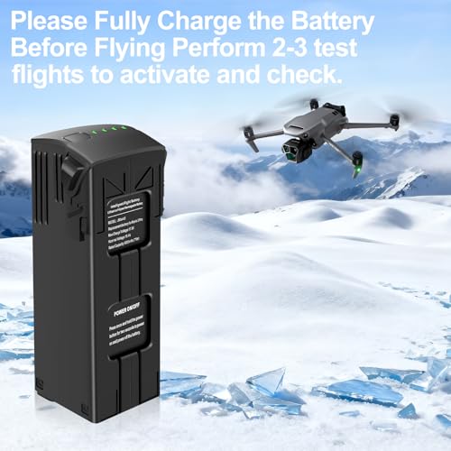 2-Pack Mavic 3 Batteries 5000mAh Up to 46 Mins Flight Time and LCD Display Mavic 3 Pro Battery Charger Compatible with DJI Mavic 3/3 Pro/3 Cine/3 Classic/3 Pro Cine/3 Enterprise Series