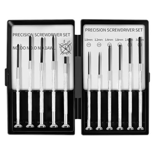 11PCS Mini Screwdriver Set,Small Screwdriver Set with 11 Different Size