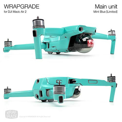Wrapgrade Main Unit Skin Compatible with DJI Mavic Air 2 (Mint Blue) - color: MINT BLUE