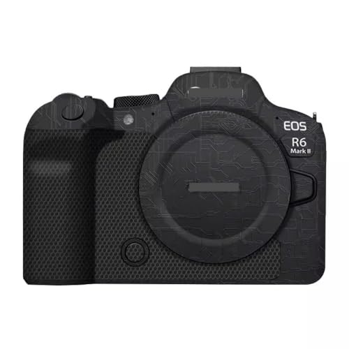 R6II R62 R6M2 Camera Decal Skin 3M Vinyl Wrap Film Protective Sticker Protector Coat for Canon EOS R6 Mark II 2 M2 MarkII Mark2 (Circuit Black) - color: Circuit Black