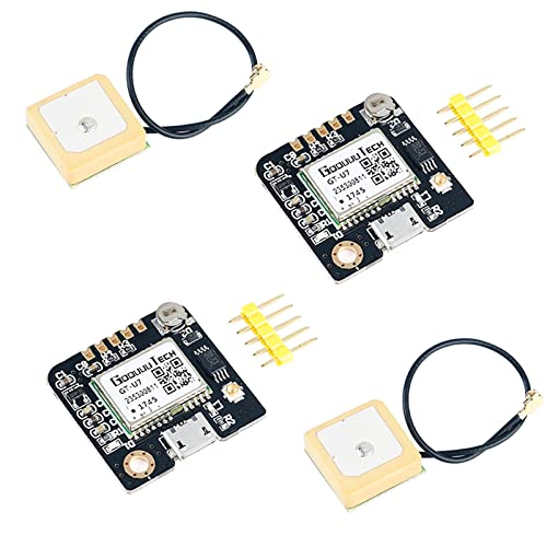 2PCS GT-U7 GPS Module GPS Receiver Navigation Satellite Positioning NEO-6M with 6M 51 Microcontroller STM32 R3+I-P.EX Active GPS Antenna High Sensitivity for Arduino Drone Raspberry Pi - size: 2 PCS