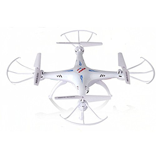 Syma X5SW 4CH 2.4G 6-Axis Gyro Headless Support Mobile Phone Apple IOS Android Wi-Fi Wifi Control FPV HD 0.3MP Camera 360-degree 3D Rolling Mode 2 RTF RC Quadcopter White
