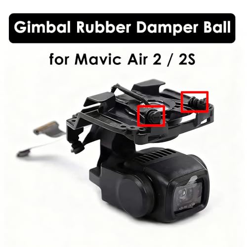(6pcs) Gimbal Shock Absorber Ball Replacement for DJI Mavic Air 2 / 2S Drone Camera Rubber Damper Repair Parts