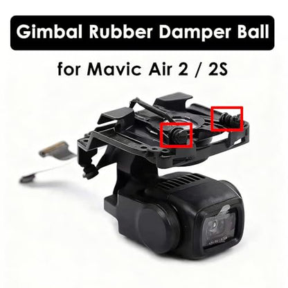 (6pcs) Gimbal Shock Absorber Ball Replacement for DJI Mavic Air 2 / 2S Drone Camera Rubber Damper Repair Parts