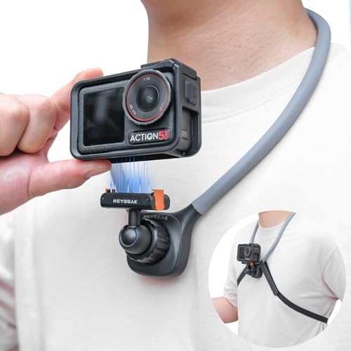 REYGEAK Magnetic Neck Mount for DJI Osmo 360/Action 5 Pro/4/3 - color: for Action 5/4/3