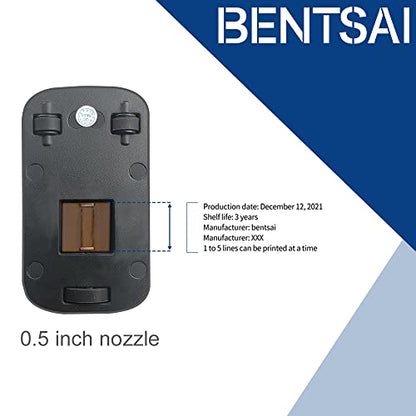 BENTSAI BT-2560N Ink Cartridge Black Water Based Ink 0.5 Inch Printhead