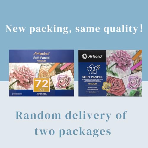 Artecho 72pcs Soft Pastels, 70 Colors - style: 70 colors long