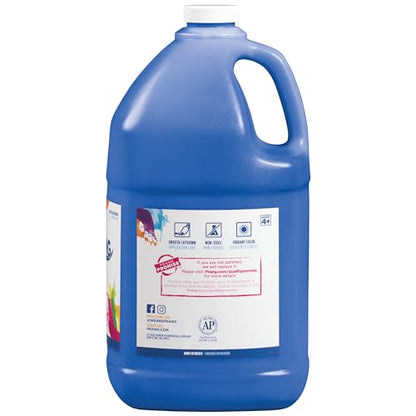 Prang Ready-to-Use Tempera Paint, Blue, 1 Gal., 1 Count - color: Blue, size: 1 Count (Pack of 1)