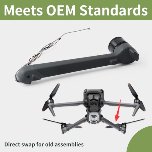 Rear Left Drone Motor Arm Assembly Compatible with DJI Mavic 3 Pro, Spare Parts Lightweight Sturdy Wear-Resistant Back left - color: Mavic3 Pro Rear Left Motor Arm