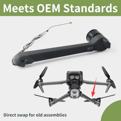 Rear Left Drone Motor Arm Assembly Compatible with DJI Mavic 3 Pro, Spare Parts Lightweight Sturdy Wear-Resistant Back left - color: Mavic3 Pro Rear Left Motor Arm