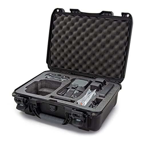 Nanuk 925 Waterproof Hard Case with Foam Insert for DJI Mavic 3 & Mavic 3 Classic - Fly More/Cine Premium Combo - Black