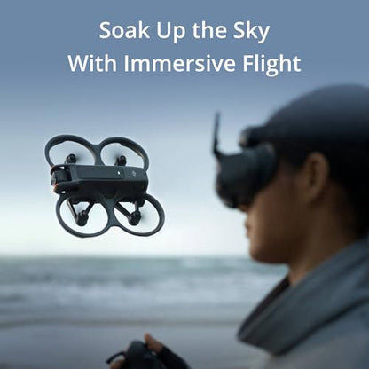 DJI Avata 2 FPV Drone with 3-Battery Fly More Combo 4K Video Bundle with 128GB Memory, Landing Pad, CPS 2 Year Warranty + More