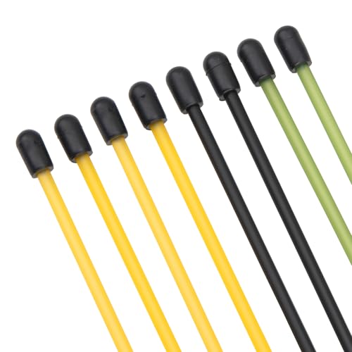 8Pcs ShareGoo Plastic Antenna Tube with Cap for RC Car Boat FPV Drone Quadcopter 2.4G Receivers,Multicolor
