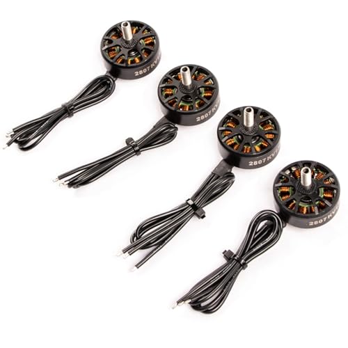 2807 1300KV Brushless Motor for FPV Drone CW Thread High Speed Racing Motor for 7inch Frames Compatible with 3-6S LiPo for Quadcopter Freestyle Long Range (4PCS) - size: 4PCS
