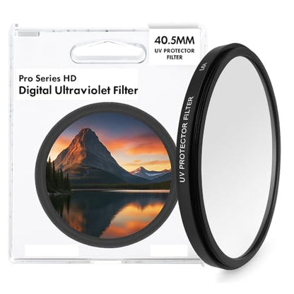 Tronixpro 40.5mm Pro Series High Resolution Digital Ultraviolet UV Protection Filter + Tronixpro Microfiber Cloth - size: 40.5mm UV Filter