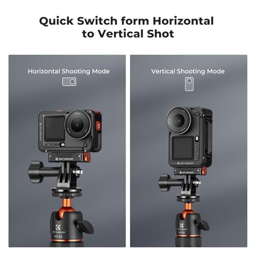 K&F CONCEPT 2 Pack Magnetic Adapter Mount for DJI Osmo Nano/Osmo Action 6 - size: 2Pack