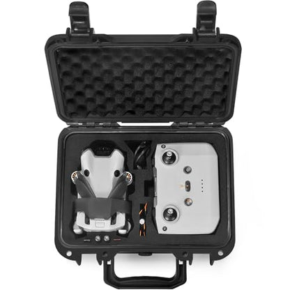 Lekufee Travel Waterproof Hard Case for DJI Mini 4 Pro/3 Pro/3 Drone & RC N3/N2/N1 and Accessories (Case Only)
