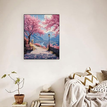 WUSARPLY Landscape Diamond Painting Kits for Beginner Adults - color: YH023