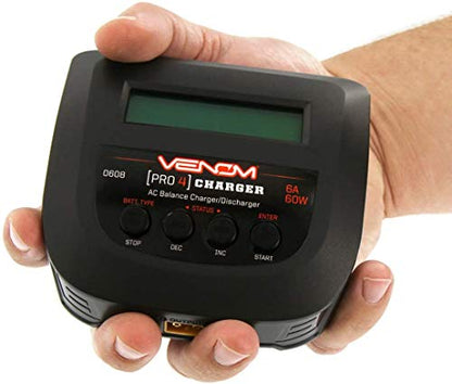 Venom Pro 4 60W AC 6A LiPo LiHV & NiMH Balance Charger, VNR0608