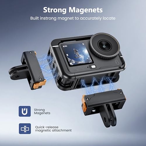 STARTRC PHOTO Magnetic Adapter Mount for DJI Osmo Nano/Osmo Action 6