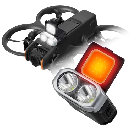 Sunliang Night Flight Dual searchlights for Long-Distance Search and Illumination, Indicator Light Suitable for DJI Avata/Avata2