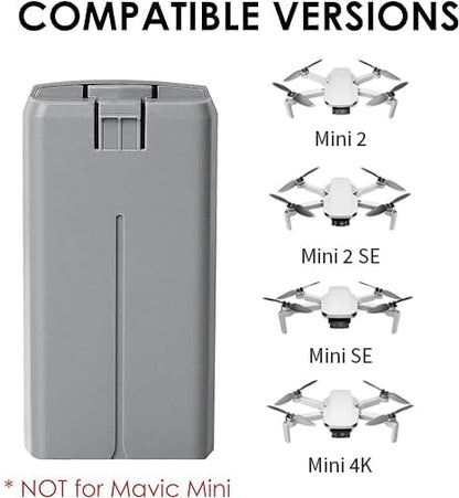 Intelligent Flight Battery Compatible with DJI Mini 4K, Mini 2,MiniSE,Mini2 SE (One Battery Only) - style: One Battery Only