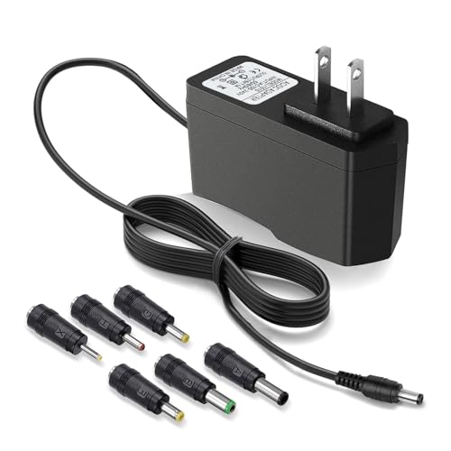 DC 15V 1A Car Jump Starter Power Cord Charger for Peak 450A 500A 600A 800A 1000A Auto Battery Booster AC Adapter, Compatible with Beatit, Schumacher, Tacklife, Gooloo, DBPower DJS50 Jump Starters