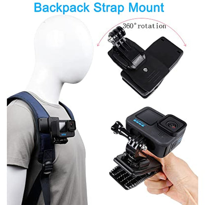 PellKing Accessories Set for GoPro Hero 13/12/11/10/9/8/7/6/5/Mission 1 Pro