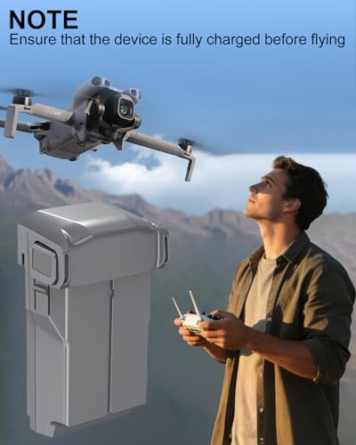 Mini 5 Pro/4 Pro/3 Battery Plus, 5000mAh Replacement Intelligent Flight Battery Plus, 47 Mins Max Flight Time Battery for DJI Mini 5 Pro Drone (Only for DJI Original Chargers)