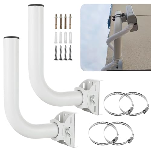 Universal Wireless Bridge Bracket Mount, 2 Pack Pole and Wall-Mounted for Outdoor Antenna Point to Point AP Access Point Client Bridge CPE