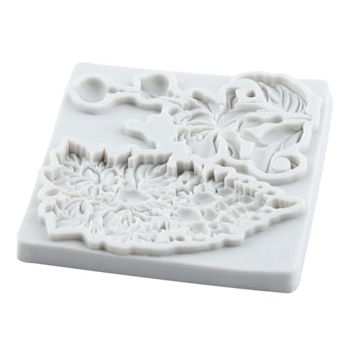 Strawberry Polymer Clay Molds Strawberry Flower Silicone Mold - color: Style K