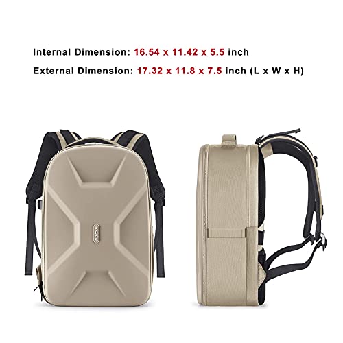 MOSISO Camera Backpack, DSLR/SLR/Mirrorless Photography Camera Bag - color: Camel