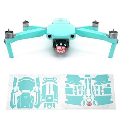 Wrapgrade Main Unit Skin Compatible with DJI Mavic Air 2 (Mint Blue) - color: MINT BLUE