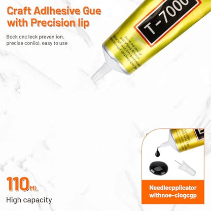 T-7000 Adhesive Multi-Function Glues,Super Glue Suitable for Phone Screen Repair,Wooden,Jewelery (110ML/3.7OZ) - color: 110ML/3.7OZ