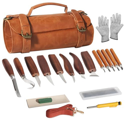 Wood Carving Kit,Whittling Kit,Wood Carving Tools,Carving Knife Set