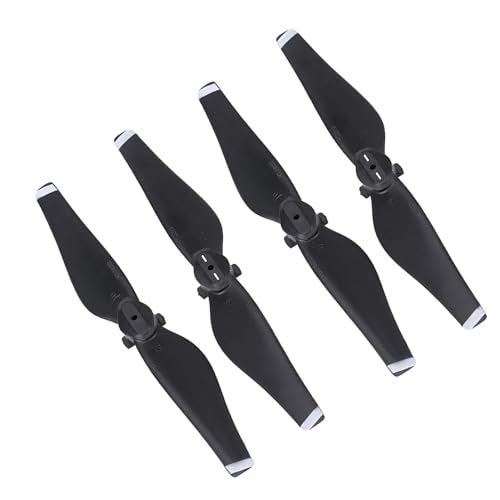 2 Pairs Drone Propellers Replacement, CW CCW Carbon Fiber Propeller Blades, Quick Release RC Drone Propeller Blades Quadcopter Accessory Replacement for Mavic Air Drone