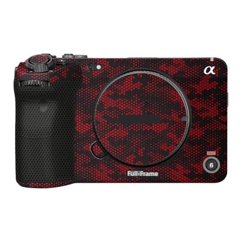 Premium Camera Premium Sticker Protective Film Anti-Scratch Skin for Sony FX3 ILME-FX3(Mamba Red) - color: Mamba Red