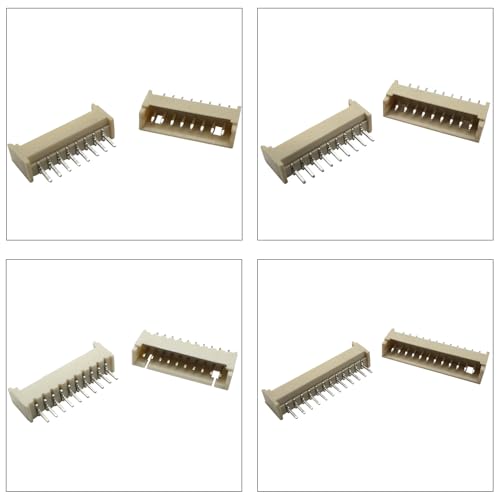 Compatible with Molex 1.25mm Pitch PicoBlade PCB Header Vertical Through Hole 2 3 4 5 6 7 8 9 10 12 Circuits (TC-MX-1.25mm-DIP-VER) - size: Through Hole-Vertical