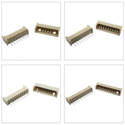 Compatible with Molex 1.25mm Pitch PicoBlade PCB Header Vertical Through Hole 2 3 4 5 6 7 8 9 10 12 Circuits (TC-MX-1.25mm-DIP-VER) - size: Through Hole-Vertical