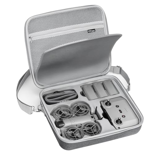 FPVtosky Neo 2 Carrying Case, Portable Nylon Protective Bag for DJI Neo 2 Fly More Combo, Compatible with RC-N3 Remote Controller Accessories [Case Only]