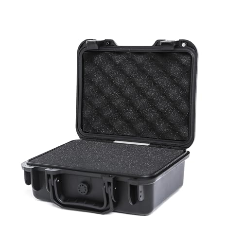 11in Waterproof Hard Case with DIY Customizable Foam Insert (10 x 7 x 3.5in Interior) - color: Black-11in