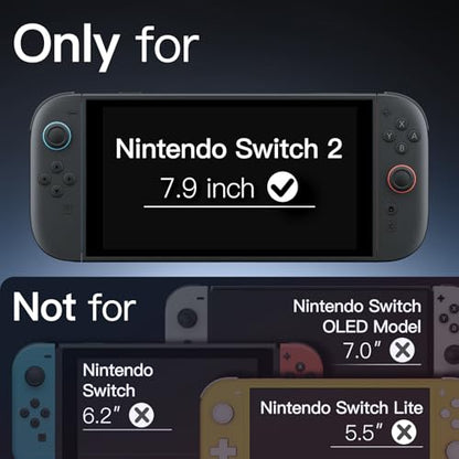 JETech Slim Dockable Case for Nintendo Switch 2, Light Purple - color: Light Purple