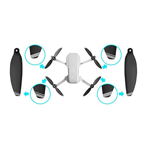 16Pcs Mavic Mini Propellers Compatible with DJI Mavic Mini Drone Replacement Low-Noise and Quick-Release Blades Props - color: Silver