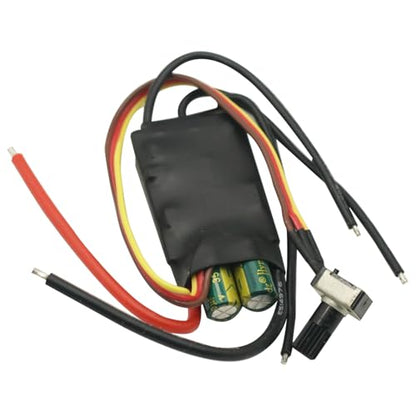 DC 7-24V 200W Brushless dc Motor BLDC 3-Phase Brushless Motor Driver Hallless DC Motor Drive Board Speed Controller Module with Potentiometer,ESC Speed Controller