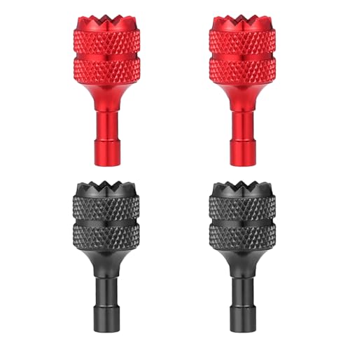4pcs Mini Joystick Replacement Compatible with DJI Mini 3 Pro - color: Red,black