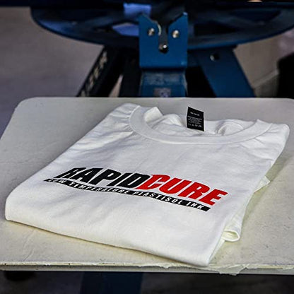 Rapid Cure® Black Plastisol Ink - Silk Screen & Screen Printing Ink, Gl - color: Black, size: 128 fl oz