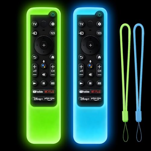 [2-Pack] Climberer Cover for Sony TV Remote, Compatible with RMF-TX910U/TX810U/TX900U/TX800U/TX811U and More Sony Bravia TV Remotes, with Lanyard