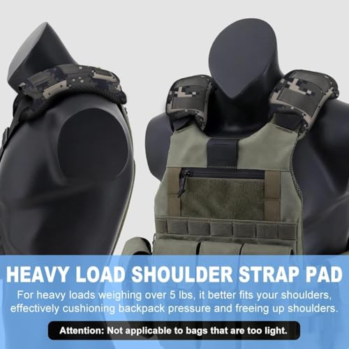 ZINMARK Professional Tactical Vest Shoulder Pad,Backpack Pad,Camouflage（II） - color: Camouflage-gray