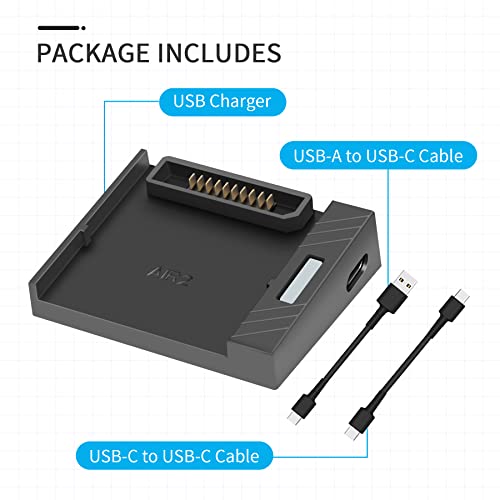 Hanatora Battery USB Charger with PD/QC3.0 for DJI Air 2S,Mavic Air 2 Drone, Charging Hub Accessories